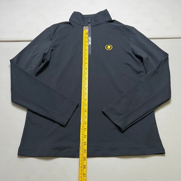 G/FORE Quarter Zip Pullover Onyx Black Men’s Size S Golf Performance Top - Picture 6 of 11